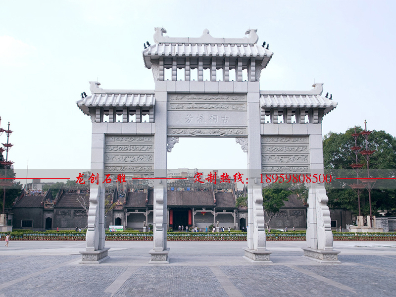 新農村牌坊制作用什么石材?需要注意什么?