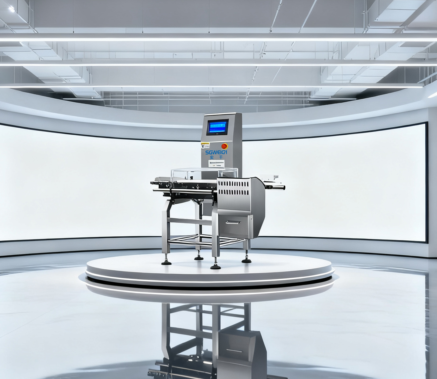 SG-150鞋油軟管裝110g在線分選機重量檢測機